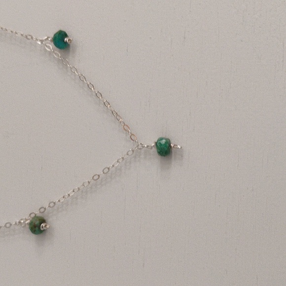 Sterling Silver Kingman Turquoise Necklace - Picture 9 of 10